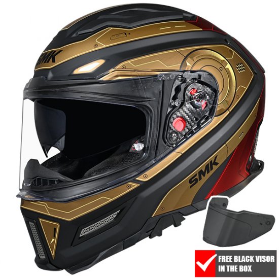 SMK Agnar Cyborg Motorcycle Helmet at JTS Biker Clothing